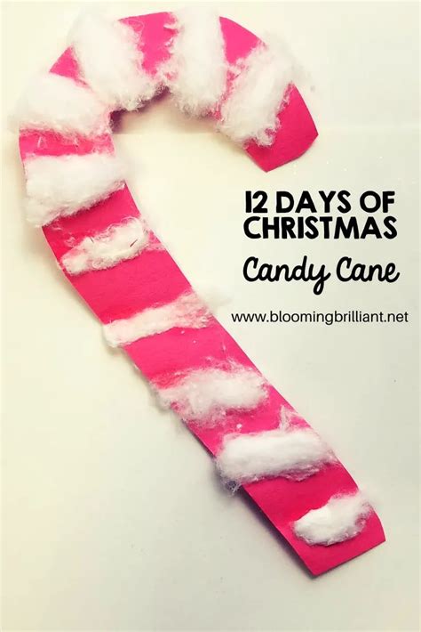 Candy Cane Christmas Craft For Kids Preschool Christmas Crafts