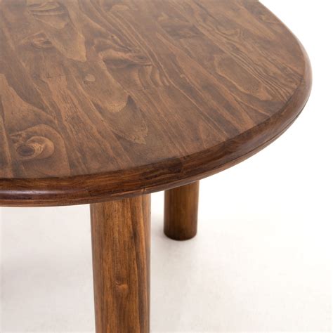 Gilbert rohde kidney shaped solid wood desk. Kidney Shaped Hobbs Dining Table - Pine finish - Mobilia