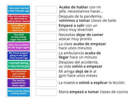 Dejar De Empezar A Acabar De Volver A Match Up