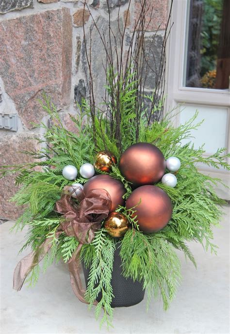 45 best Christmas planters images on Pinterest  Christmas ideas, Diy