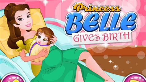 Princess Belle Gives Birth Game For Girls Princess Belle New Baby