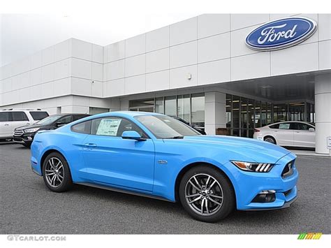 2017 Grabber Blue Ford Mustang Gt Premium Coupe 119883730 Photo 11