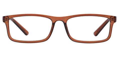 Ames Rectangle Prescription Glasses Brown Womens Eyeglasses Payne Glasses