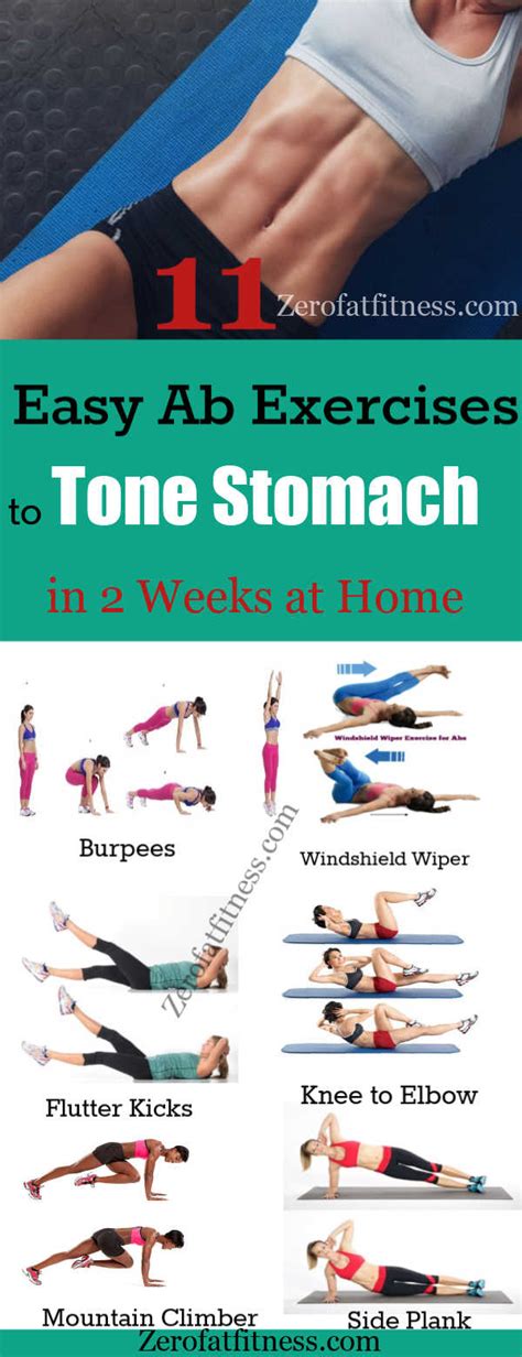 11 Easy Ab Exercises To Tone Stomach In 2 Weeks At Home