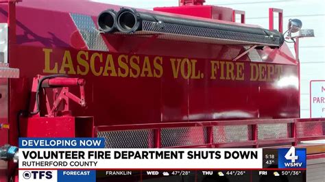 Volunteer fire department shuts down in Rutherford County - YouTube