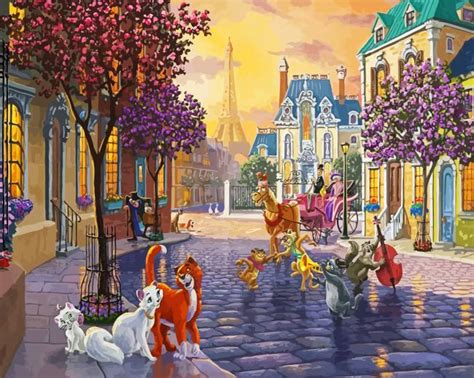 Animals Thomas Kinkade Disney Paint By Number Numpaints Paint By