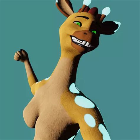 Giraffid Female Vrc Avatar By Timidfennekin Vrcarena