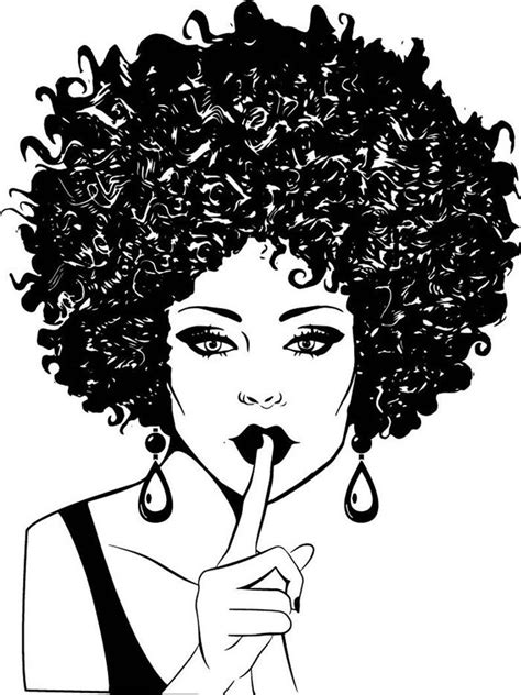 Afro Woman Svg Princess Queen Afro Hair Diva African American Etsy