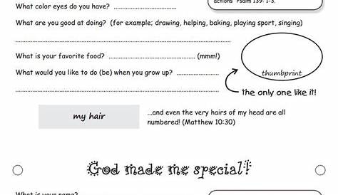 God Made Me Coloring Page - Coloring Home