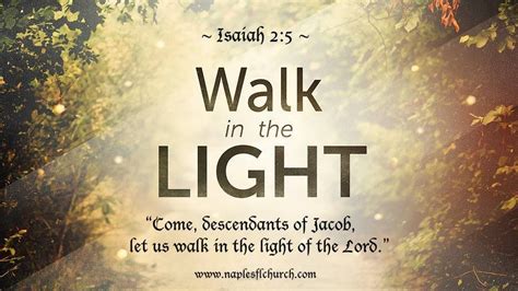 Come Descendants Of Jacob Let Us Walk In The Light Of The Lord