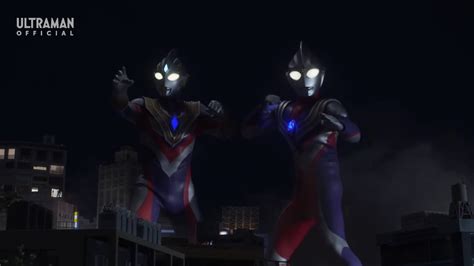 Ultraman Trigger And Tiga Team Up With Take Me Higher Youtube