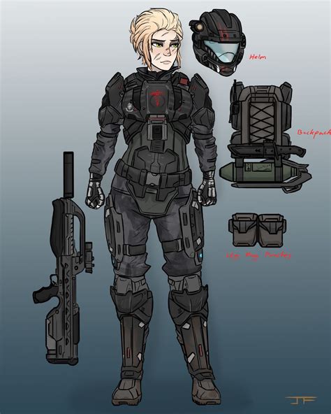 Halo Spartan Armor Halo Armor Sci Fi Armor Character Concept