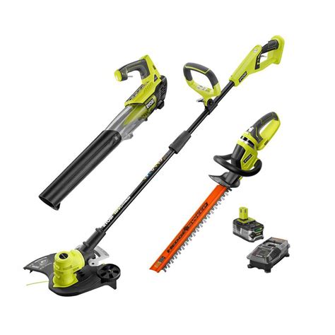 Ryobi One Lithium 18 Volt Lithium Ion Cordless Trimmerblowerhedge