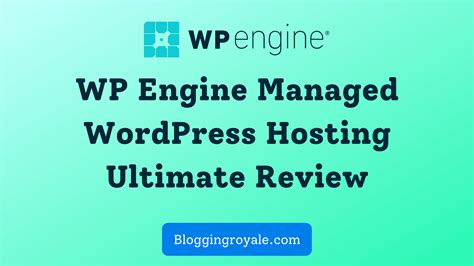 Wp Engine Managed Wordpress Hosting Ultimate Review December 2023
