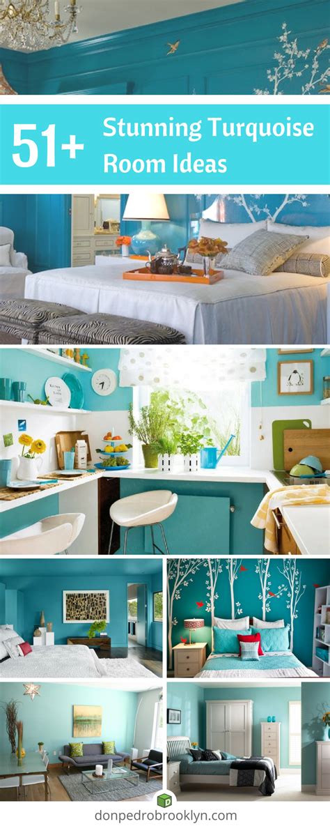 51 Stunning Turquoise Room Ideas To Freshen Up Your Home Turquoise