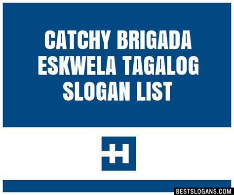 Catchy Brigada Eskwela Tagalog Slogans Generator Phrases The