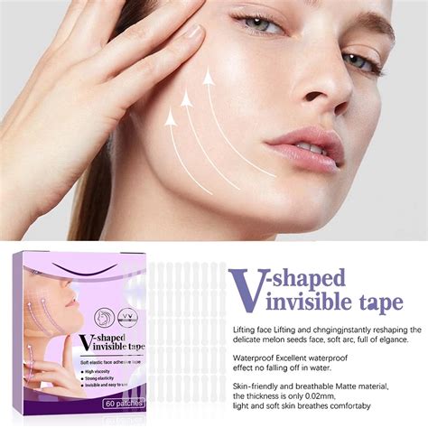 Pairs Facelift Tape Invisible Thin Face Stickers V Shape Face Facial Line Wrinkle Sagging Lift