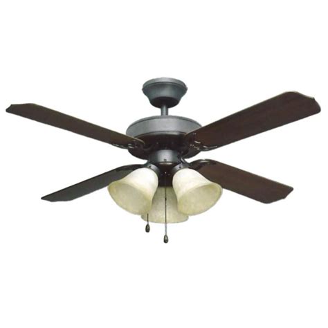 Just snap on, no screws!!! Rubbed Oil Bronze Dual Mount 42" Ceiling Fan With Light | eBay