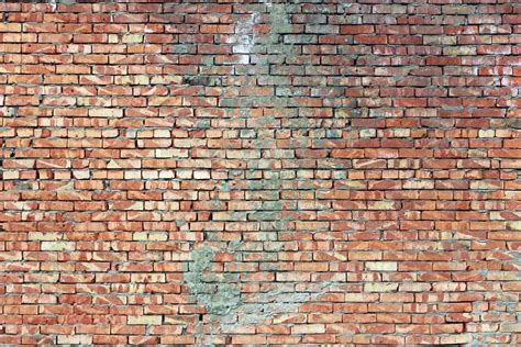 Cement Plastered Red Brick Wall Mural Uk Brick