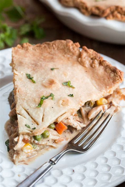 The filling is savory and rich, while the light pie crust is flaky and cooked to perfection. A homemade Easy Chicken Pot Pie Recipe! A quick buttery ...