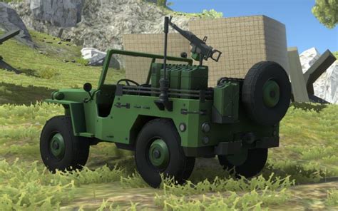 Willys Mb Jeep In Ravenfield