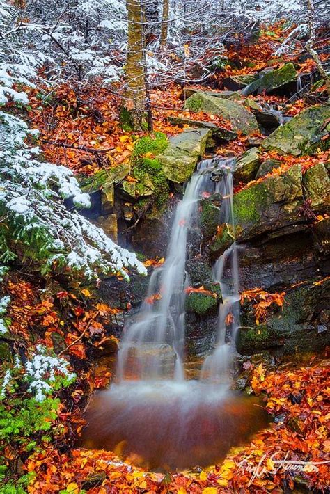 Beautiful Waterfalls In Autumn ~ Stunning Nature