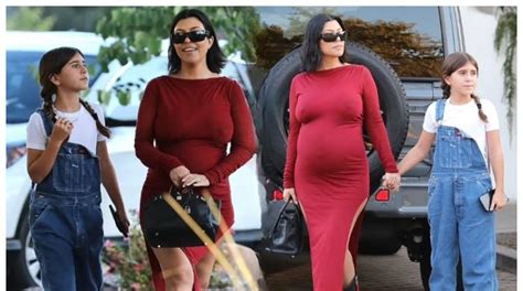 pregnant kourtney kardashian steps out with a super expensive handbag sonic pk tv