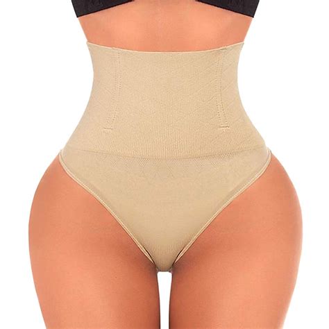 Miss Moly Tummy Control Thong Shapewear For Women Seamless Brief Shaping Thong Panties Body