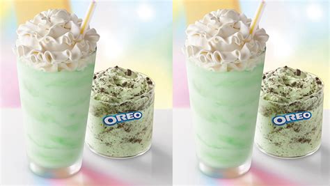 Mcdonald S Brings Back Shamrock Shake Adds Oreo Shamrock Mcflurry To Menu Iheart