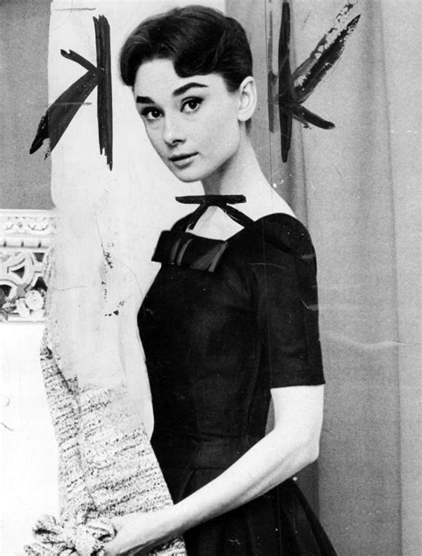 Audrey Hepburn During A Costume Fitting For Love In The Afternoon 1956