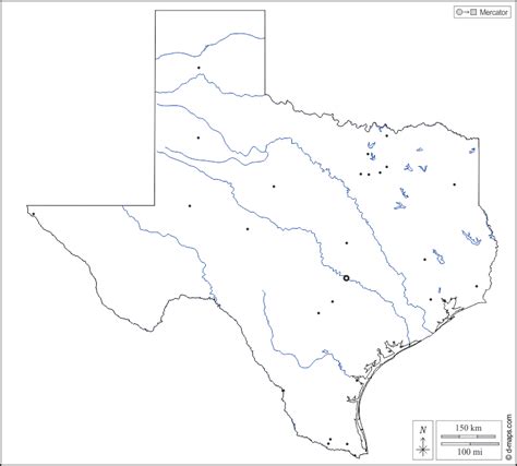 Texas Free Map Free Blank Map Free Outline Map Free Base Map Outline