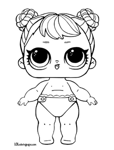 Sugar And Spice Lol Doll Coloring Page