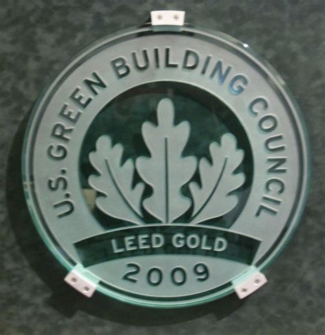 Chcc Official Leed Gold Building Plaque