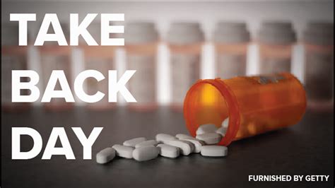 Dispose Of Your Prescription Drugs Safely On Saturday