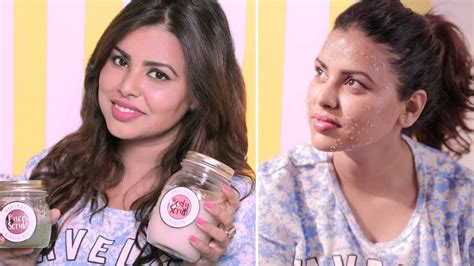 2 diy body scrubs for healthy glowing skin skin care routine and at home remedies youtube