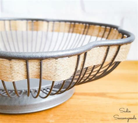 Upcycling A Wire Bread Basket Into Vintage Farmhouse Decor