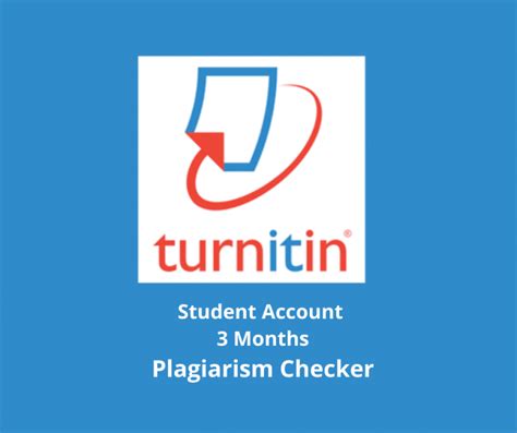 Turnitin Plagiarism Checker Student Account For Months