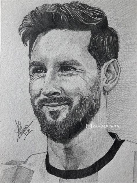 Descubrir Imagen Dibujos De Messi A Lapiz Faciles Thptletrongtan