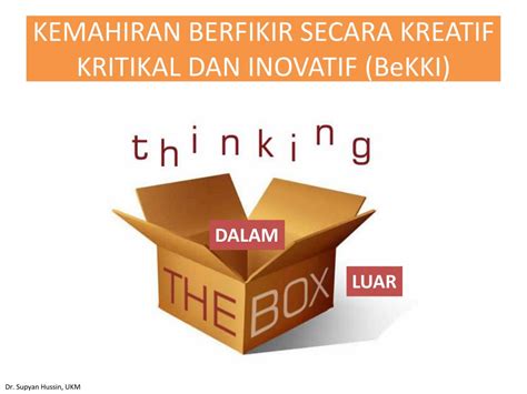Dunia menyaksikan betapa dalam masa yang amat. PPT - PEMIKIRAN KREATIF DAN KRITIKAL DALAM PENYELESAIAN ...