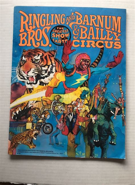 Ringling Brothers Barnum And Bailey Circus Souvenir Program Etsy