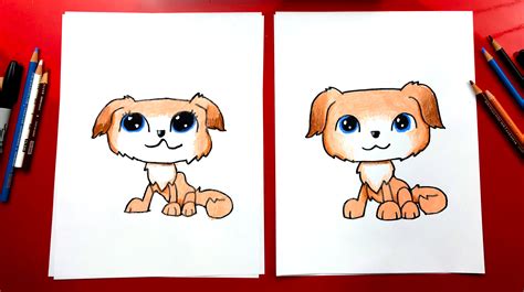 Reddit user tatsputin shares an album of drawings by his kids that he colored in while on business trips. How To Draw Littlest Pet Shop - Golden Retriever - Art For ...