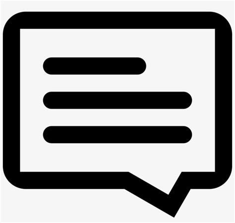 Message Icon Message Icon Png Black Free Transparent Png Download
