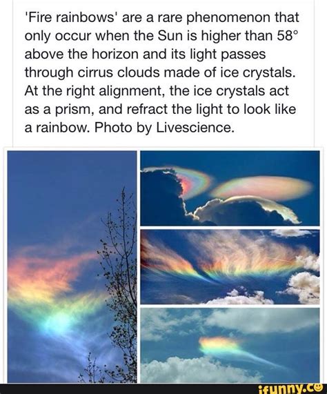 Fire Rainbows Are A Rare Phenomenon That Only Occur When The Sun Is