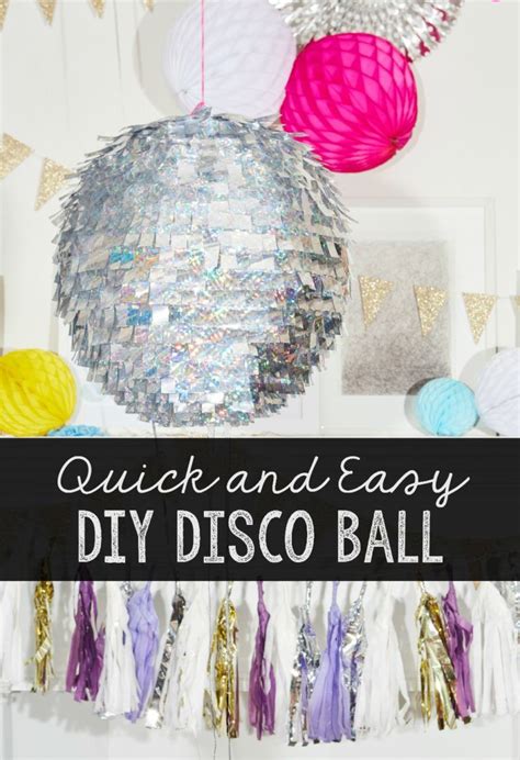 Make This Quick And Easy Diy Disco Ball For New Years Eve Or For Any
