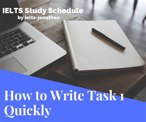 How To Write Task 1 Quickly And Effectively — Ielts Training With Jonathan