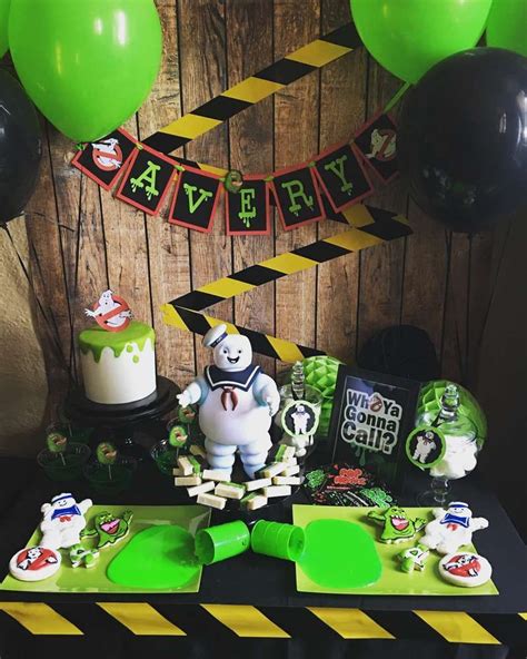 Page 1 of 2 pages next page. Ghostbusters Birthday Party Ideas | Photo 1 of 9 ...