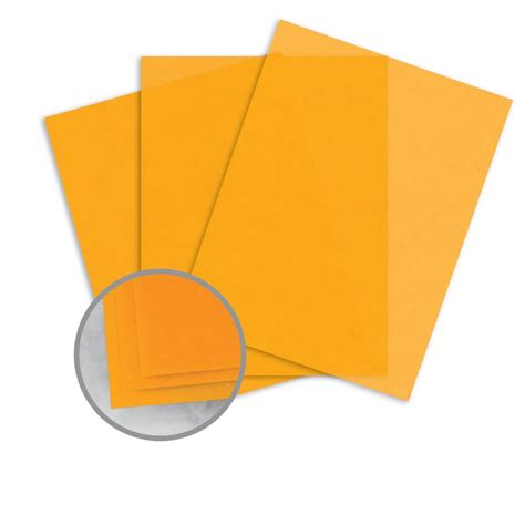Orange Paper 8 12 X 11 In 27 Lb Bond Translucent Vellum Glama