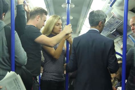 Commuters React In Fury To Stupid Tube Grope Prank London Evening