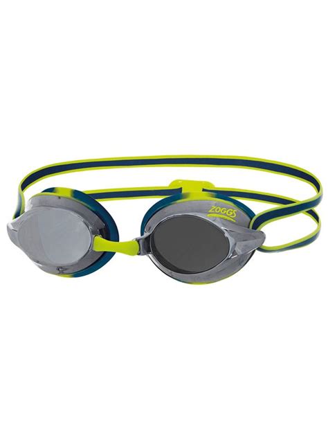 Zoggs Racespex Rainbow Mirror Navy And Lime Goggles