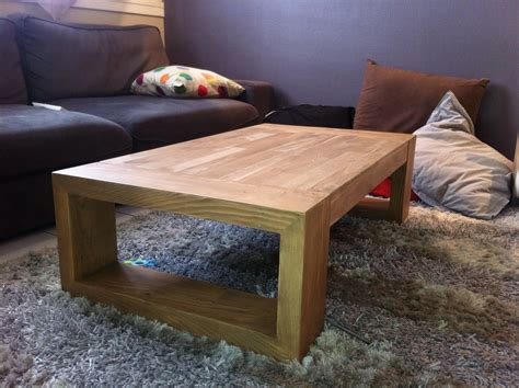 Table basse en bois massif design  n15